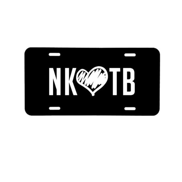 NKOTB New Kids on the Block Aluminum License Plate with design - Picture 5 of 11